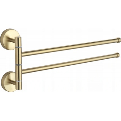 Mexen двоен въртящ се закачалка за кърпа, златен - 7039242-50 (7039242-50)