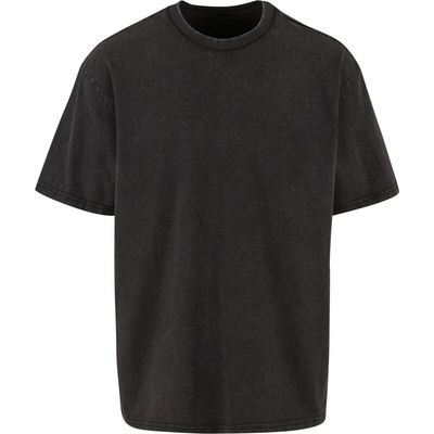 Build Your Brand pánské vintage tričko BY307 Black