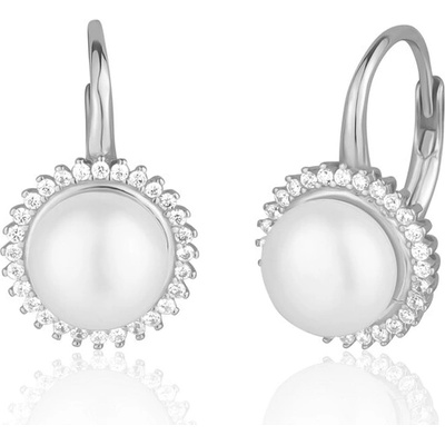 JVD Strieborné náušnice so zirkónmi SVLE2122XH2P100