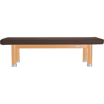 Clap Tzu Luxusné thajské masážne lehátko AMBRA Thai Doplnky: vstavané elektrické vyhrievanie + otvor na tvár so zátkou Farba čalúnenia: PU hnedá (meteor) Farba konštrukcie: olejovaný buk 202 x 115 c