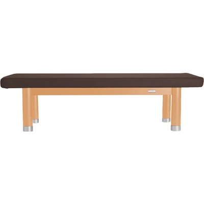 Clap Tzu Ambra Luxusné thajské masážne lehátko Thai Doplnky: vstavané elektrické vyhrievanie Farba čalúnenia: PU hnedá (meteor) Farba konštrukcie: olejovaný buk 202 x 115 cm 60 kg 13 farieb