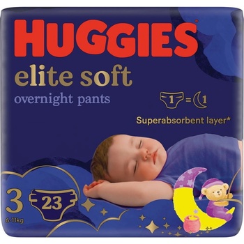 HUGGIES Elite Soft Pants OVN 3 23 ks