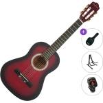 Pasadena SC041 Standard SET Red Burst Класическа китара с размер 1/2