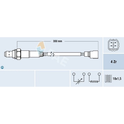 Lambda sonda FAE 77385