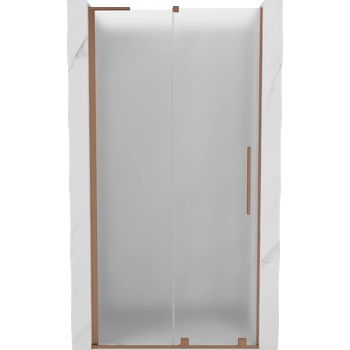 Mexen Velar L плъзгащи се душ врати 110 см, скреж, четкан мед - 871-110-003-31-65 (871-110-003-31-65)