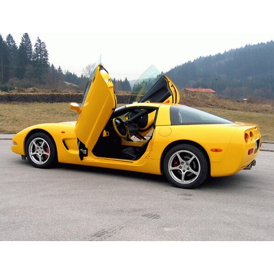 LSD Doors Vertikální otevírání dveří LSD Chevrolet Corvette typ C5 01/97