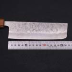 Musashi Кухненски нож Musashi - Япония - ръчна изработка - Silver steel - ламинат дамаск Nakiri 165 мм