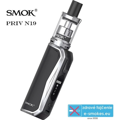 Smoktech Priv N19 Grip 1200 mAh Full Kit Prism Chrome Black 1 ks