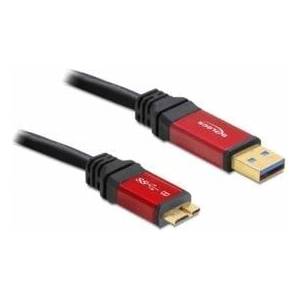 DeLock Cable USB Delock USB-A - microUSB 3 m Red (82762)