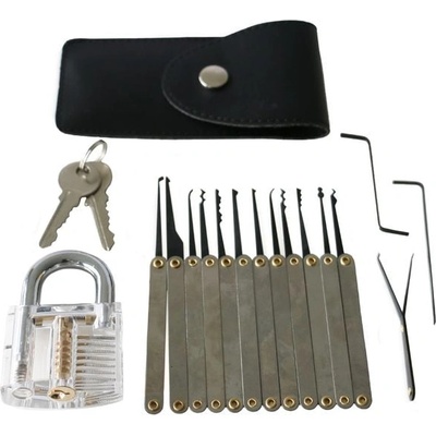 Mobilly kомплект клещи Lockpick 12in1 с прозрачна ключалка за обучение (ML0005)