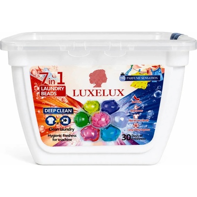 Luxelux Prací kapsle 7v1 hloubkové čištění a vůně 30 PD