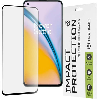 Techsuit Протектор за OnePlus Nord CE 5G / Nord 2 5G / Nord 2T - 111D Full Cover / Full Glue Glass - черно