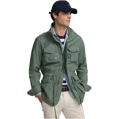 SILBON Анорак Silbon Military Garment Dye parka - Green (Dye Green)