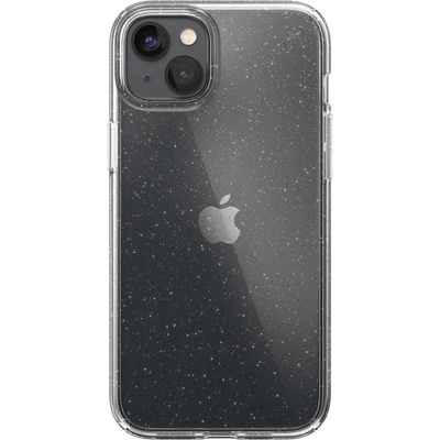 Speck Калъф за Apple iPhone 14 Plus, Speck Presidio Perfect Clear Glitter Clear/Gold Glitter, антимикробно покритие, прозрачен (150120-9221)