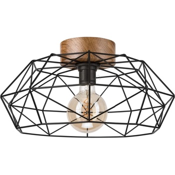 Brilagi - Таванно осветително тяло WOODY BASKET 1xE27/60W/230V дъб/орех (BG0893)