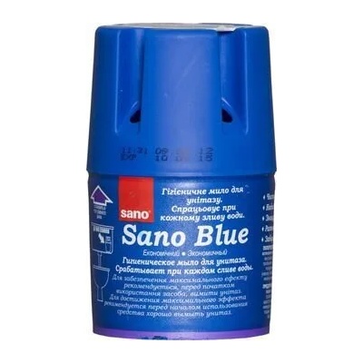 SANO препарат за тоалетна синя вода 150гр (sa607)