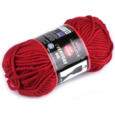 Příze pletací Everyday BIG 100 g Varianta: 5 (70815) červená, Balení: 1 ks 52364/130011/244526