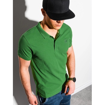 Ombre Clothing Зелена мъжка основна поло тениска Ombre Clothing Ombre Clothing | Zelen | МЪЖЕ | XXL