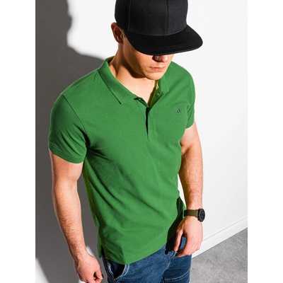 Ombre Clothing Зелена мъжка основна поло тениска Ombre Clothing Ombre Clothing | Zelen | МЪЖЕ | XXL