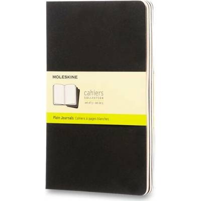 Moleskine Sešity 3 ks čisté černé L