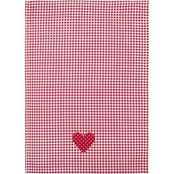 SCANquilt DEKORO pepito srdce červená 50x70 cm