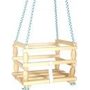 Rappa houpačka dřevěná Baby houpačka