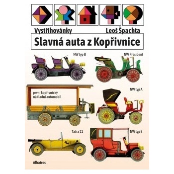 Vystřihovánky Slavná auta z Kopřivnice