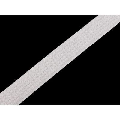 Suchý zip háček a plyš na jedné stuze šíře 20 mm Varianta: 2 bílá, Balení: 1 m
