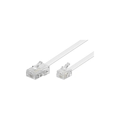 Goobay 11.92.9868 telefonní RJ45 - RJ11, 10m, bílý