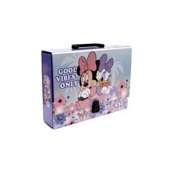 Beniamin Cardboard briefcase for minnie mouse clip with A4+ bundle mix Benjamin (6495)