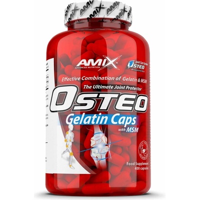 Amix Osteo Gelatin + MSM 400 kapslí