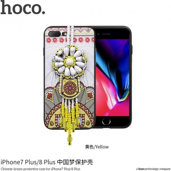 Púzdro HOCO ochranné s korálikmi Apple iPhone 7 Plus/8 Plus žlté