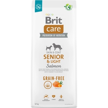 Brit Care Grain-free Senior & Light Salmon 12 kg