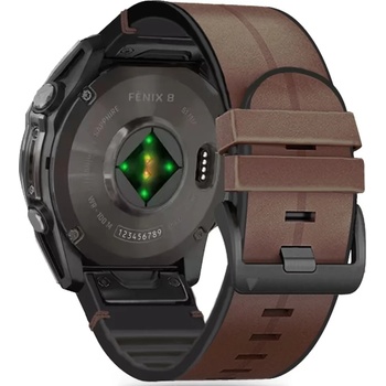 Tech-Protect silicone pu garmin fenix 5 / 6 / 6 pro / 7 / 8 (47 mm) / e brown (5906302377022)