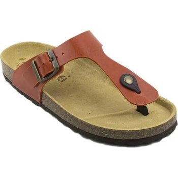 Image 1 of Български обувки Дамски чехли цвят бордо m15-21-13arancio