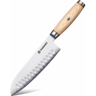 DAMANO nůž šéfkuchařský Santoku GRAIN DMS-610 (7")