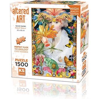 KS Games Пъзел KS Games от 1500 части - Тайна градина (22028)