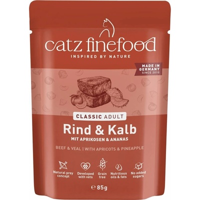 Catz Finefood No.7 hovězí a telecí 85 g