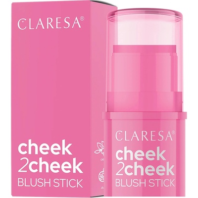 Claresa Cheek 2 Cheek 01 Candy Pink Krémová lícenka v tyčinke 6 g