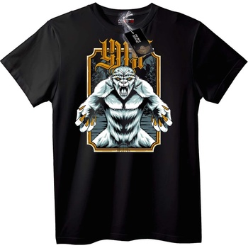 NOONEBRAND Тениска Йети Чудовище - 2XL, White