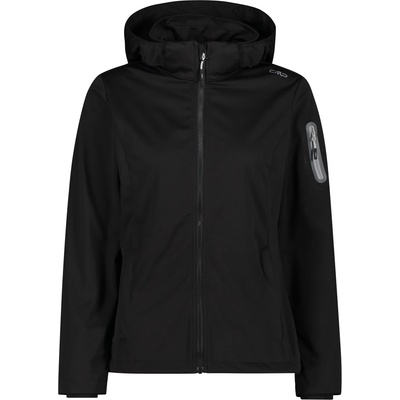 CMP Дамско софтшел яке CMP Women's Light Softshell Jacket Zip Hood Softshell jacket - Nero - размер 48 (EU) (103-2139-0418)