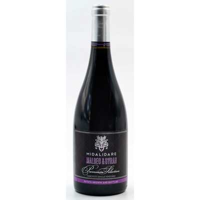 Midalidare Estate Premium Selection Malbec x Syrah červená 2023 14,5% 0,75 l (čistá fľaša)