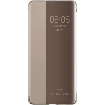 Huawei Оригинален страничен калъф тип тефтер Smart View Cover за Huawei P30 , кафяв
