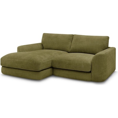 Bobochic Шенилов ъглов диван в цвят каки (ляв ъгъл) Leonore - Bobochic Paris (109492)