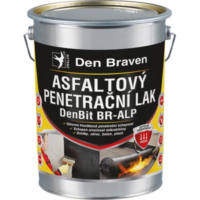 Den Braven DenBit BR-ALP asfaltový penetrační lak, 9 kg