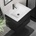 Bath Deluxe Шкаф за баня с мивка KENWOOD 61x52x47 см, черно/бял (SETBT0097B)
