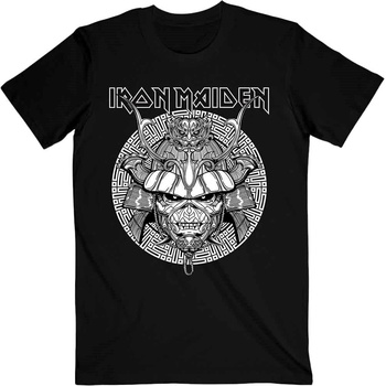 Iron Maiden Риза Senjutsu Samurai Graphic White Unisex Black XL (IMTEE134MB04)