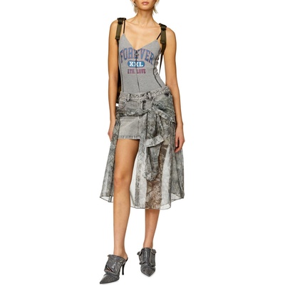 Diesel O-jeany Skirt Black Denim