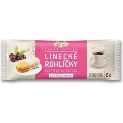 Klasa linecké rožteky v jogurte polomáčané s višňovou náplňou 210 g