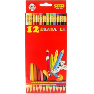 Sense Цветни моливи с гумичка (10349)